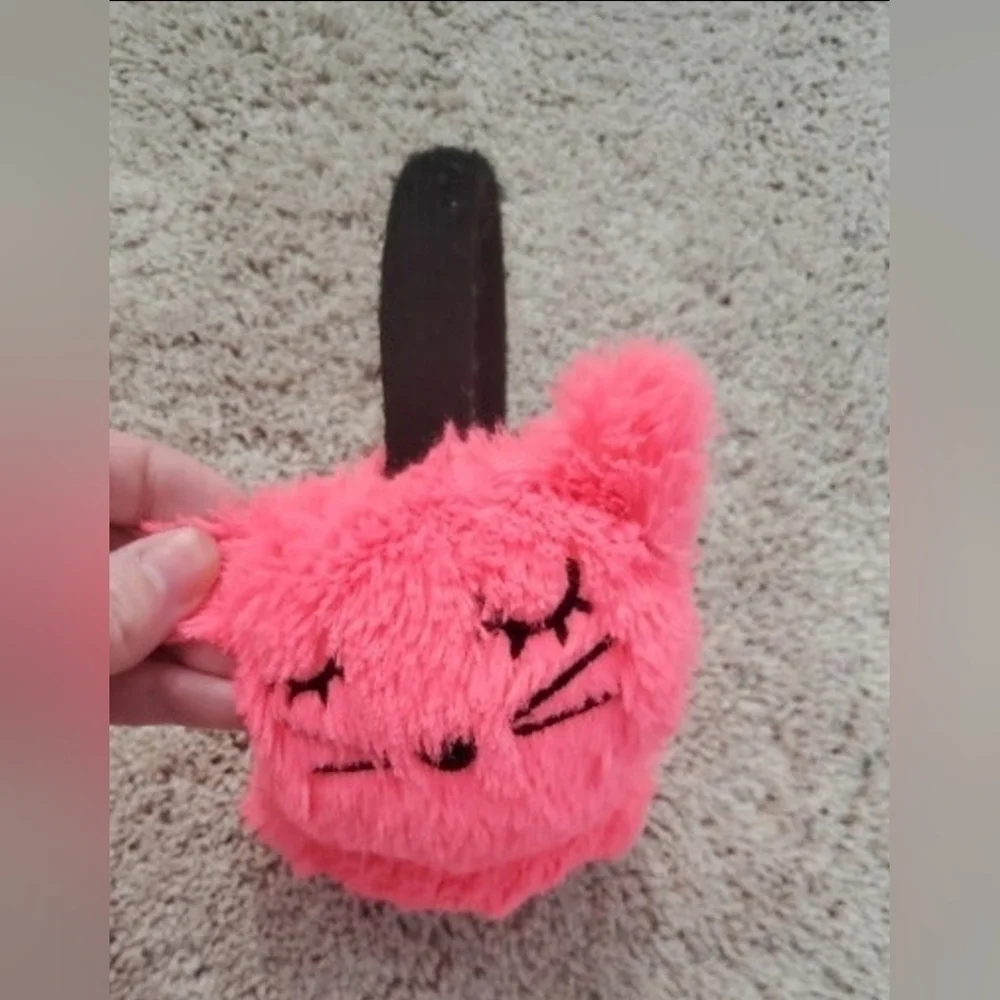 Children’s Place Pink Cat Earmuffs Adjustable One Size